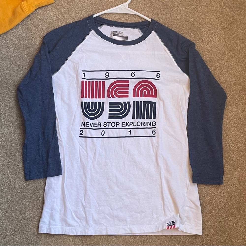 North Face USA shirt